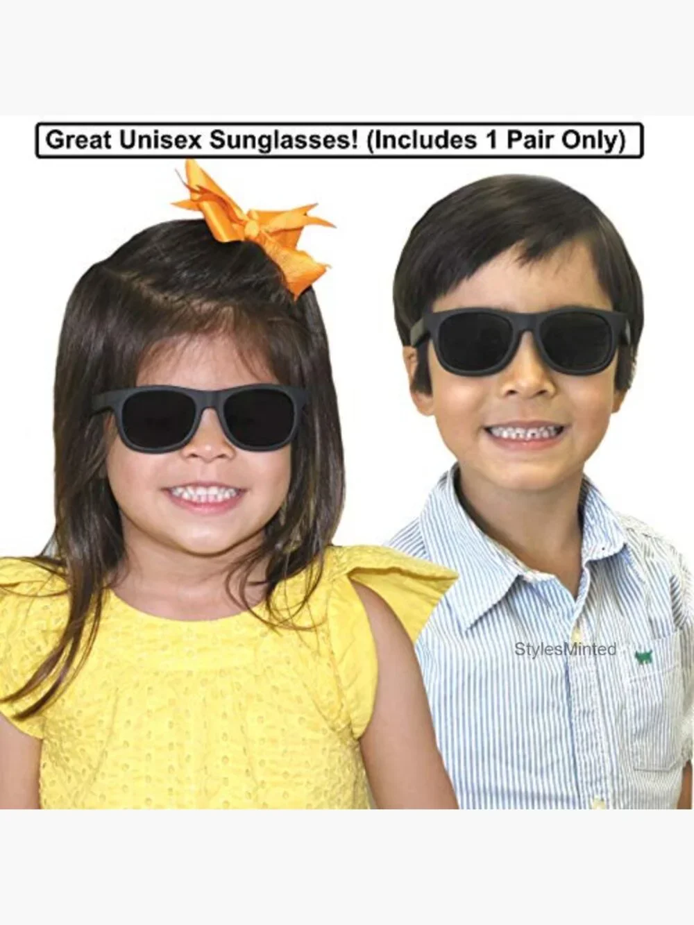 Vintage Straps Baby Toddler First Sunglasses Ages 1-2 Years BIB-ON